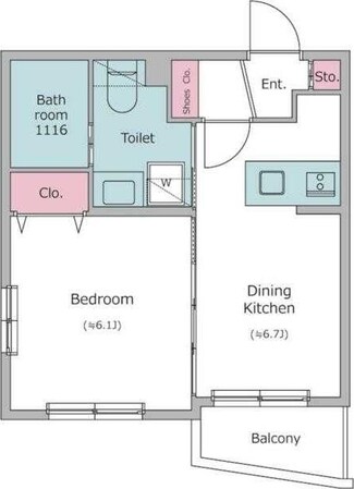 レジディア世田谷若林の物件間取画像